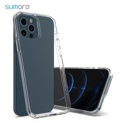 China Slimoro HD TPU Shockproof Transparent Waterproof Hard PC Case Cover Device For iPhone 12 13 Case Phone for sale