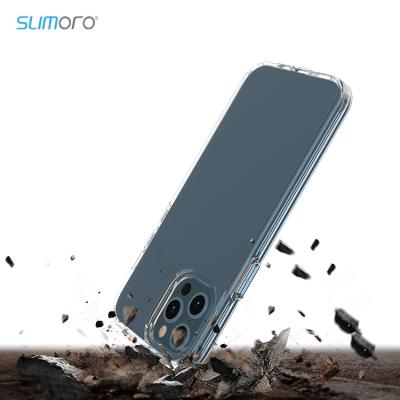 China High Quality Slimoro PC+TPU Shockproof Transparent Designed Case 2 in 1 Combo Case Shockproof Cover for iPhone 11 12 13 Phone Case for sale