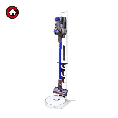 China Sustainable Vacuum cleaner storage rack organizer for Dyson and Sweeping Robot Vacuum for sale