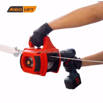 China Hunting CE Approved Latest New Portable Wire Rope Winch With Drill Driver Motor for sale