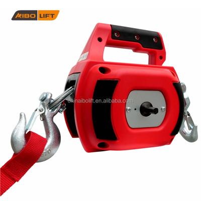 China BOAT site pulling screwdriver or drill operated portable mini winch for sale