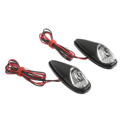 China Flush Base of Plastic or Steel LED Mini Winker Clear LENS/Black Turn Signal for sale