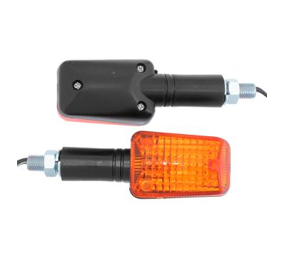 China Turn signal Amber Lens Black With E-MARK plastic indicator for sale