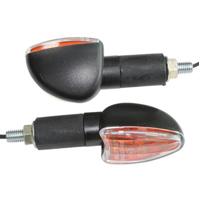 China Front Arrow Indicators With E-MARK Long Plastic Stem Turn Signal Clear Lens for sale