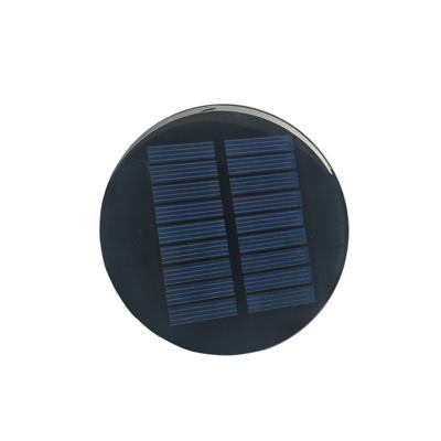 China Factory direct sale environmental protection energy saving circular flashlight solar hand charging panel round shape for sale