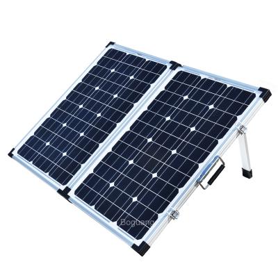 China Solar System Factory Direct Foldable Solar Outdoor Charging 120W Panel (2Pcs X 60W) For Monocrystalline Silicon Battery for sale