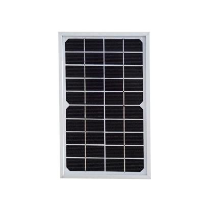 China Solar Panel Flat Panel Monocrystalline Glass Mobile Panel Monocrystalline Silicon Solar Battery 4W10V Courtyard Lighting Power Generation Home System for sale