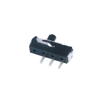 China Electronic Products Temperature Resistant Three-Leg SMD Two-Step Wave Switch Horizontal Slide Contact MSK-12D18 for sale