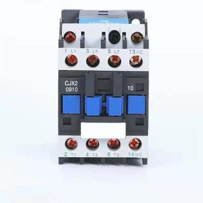 China Industrial Control System AC Contactor CJX2-0910 Thickened Silver Contact Coil 220V Contactor 380V Full Copper Three Phase Household for sale