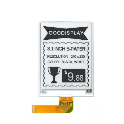 China digital epaper price tag 3 inch 3.1 inch e-ink panel 25 Pin e-ink paper electronic displays for sale