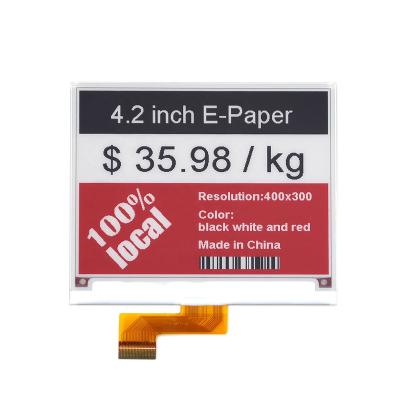 China Good Dalian Display 4.2 Inch Color E Ink SPI Interface 400x300 Pixels 4.2 Inch for sale