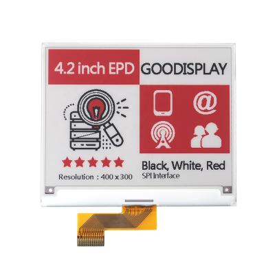 China Raspberry Pi 4.2 Inch Price Tag Paper 4.2 Inch e Ink Display Color 400x300 for sale