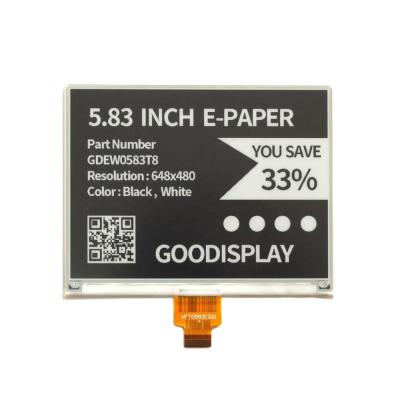 China big e ink display manufacturer 5.83 inch high quality 648x480 e-ink screen 5.83 inch for sale