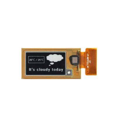 China Flexible Fexible epaper 1 inch e-ink display screen small with partial refesh for sale