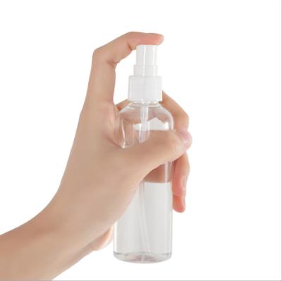 China Alcohol Bottle Disinfection 50ml/100ml Spray Hand Sanitizer Gel Spray Bottle 75% Alcohol Disinfectant Spray for sale