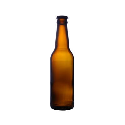 China High Quality Beer Bottle Durable Using Various Machine Making Soda Amber Glass Beer Bottle for sale