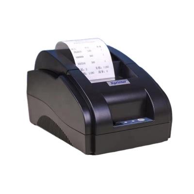 China Black and white 58MM thermal receipt printer 2 inch mini receipt printer restaurant menu food receipt XP-58IIH desktop for sale