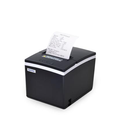 China Black and White Thermal Printer 80MM Receipt Printing Restaurant Cash Box R323 High-speed Paper Cutting Automatic USB LAN for sale