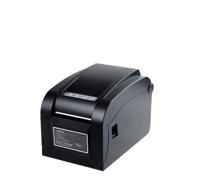 China 3 inch black and white thermal label printer self adhesive barcode printing paper toothUSB auto peeling blue mobile phone printing XP-350BM for sale