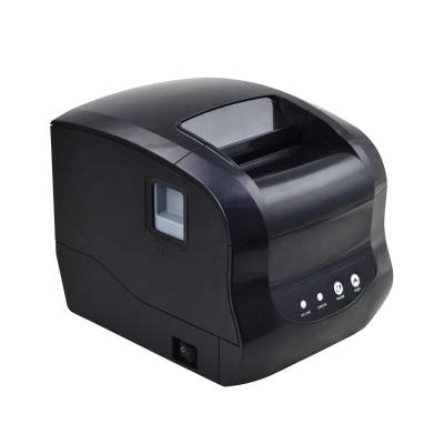 China 3 Inch Mini Printer USB Invoice Label Food Desktop Sticker Printer XP-365B Thermal Barcode Label Printer 80MM Black And White Receipt for sale