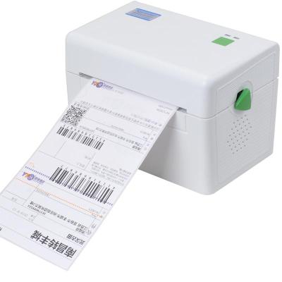 China 4 Inch Black And White Logistics Express Simple Desktop Printer 108mm Professional Label Printing Thermal Barcode Printer XP-108B for sale