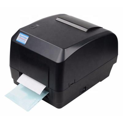 China 4 Inch Black And White Thermal / Thermal Transfer Label Printer Logistics Word Barcode Printing Desktop Cheap Ribbon XP-H500B Coated Paper for sale