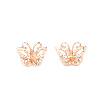 China 2020 TRENDY butterfly earrings best sellers 925 sterling silver earrings 925 butterfly earrings for sale