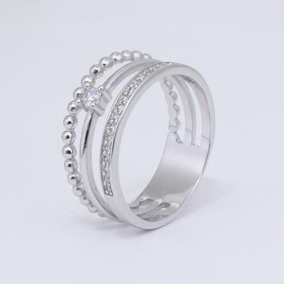 China Trendy simple best-selling 925 fashion style silver ring for sale