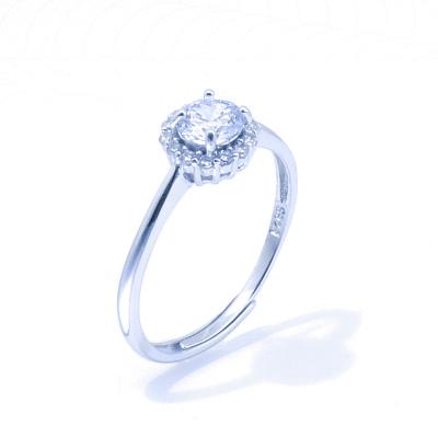 China 2020 New Romantic Wedding Ring Zircon 3A 925 Sterling Silver Wedding Rings for sale