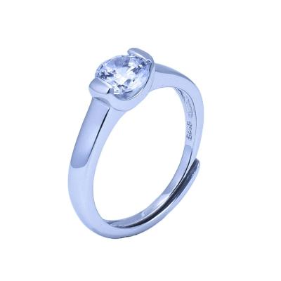 China Women Ring Party Fashion Wedding Engagement Romantic Gift 3A Zircon Rings Jewelry Women 925 Sterling Silver for sale