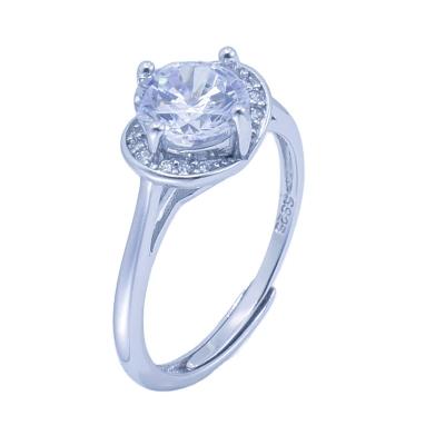 China Trendy High Quality Fashion Wedding Ring 925 Zircon Ring for sale