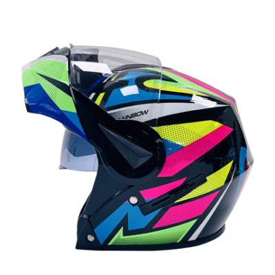 China Racing Capacete Motorcycle Helmet Casco de Moto Dot Full Face Flip Up Helmet ABS Motorcycle Helmet for sale