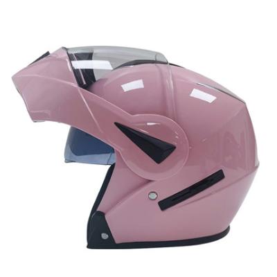 China Packing Dot Motorcycle Modular Helmet Full Face Flip Up Capacete Helmet Casco de Moto New Helmet Pink Helmet Helmet for sale