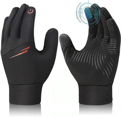 China New Full Finger Children's Bicycle Gloves Warm Non-slip Waterproof Touch Screen Outdoor Sports Bike Full Finger Gloves for sale