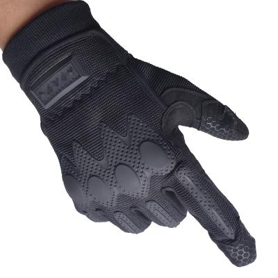 China Tactical Gloves Comfortable Dusted Full Finger Cloth Shell Forces Combat Outdoor Scissor Mountaineering Motorcycle Gloves for sale