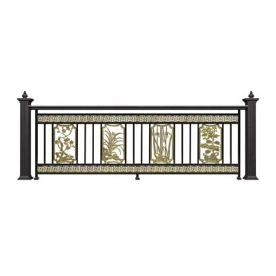 China Factory Price HANDU Strong And Stylish Garden Buildings Security Aluminum Barrier Easily Assembled Fence Also Indian House Base Way Designs for sale