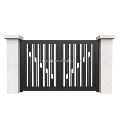 China Automatic modern exterior steel driveway retractable tubular gate design from Morden to Philippines for sale