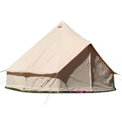 China Water Resistant 5m Canvas Factory Manufacturer Heavy Duty Luxury Cotton Canvas Bell Camping Tent for sale