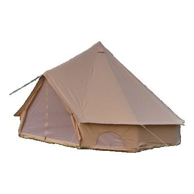 China Water Proof Heavy Duty Canvas Tent Canvas Glamping Cotton Canvas 5m Bell Heavy Duty Tent for sale