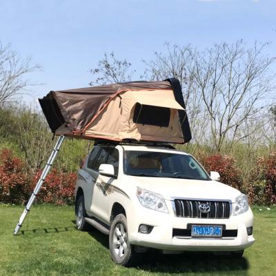 China Fashion Design Side Straight Tie Type Opening Hard Shell Auto Roof Top Tent For Outdoor Camping for sale