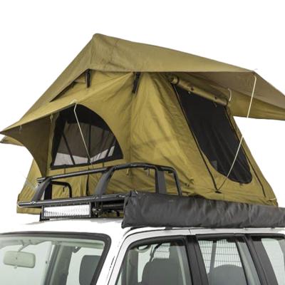 China Straight Bracing Type China Manufacturers Outdoor 4x4 Aluminum Car Top Soft Roof Tent Camping for sale