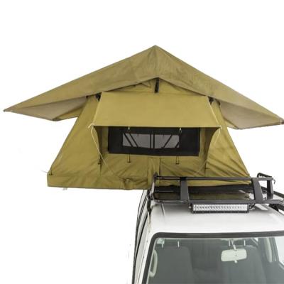 China Straight Tether Type Cheapest Camping Hardshell Traveling Canvas Tent Auto Pop Suv Aluminum Hard Shell Auto Rooftop Car Roof Top Tents for sale