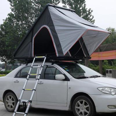 China Wholesale Custom Hard Shell Rooftop Tent Roof Top Logo Tent Triangle Straight Tying Type for sale