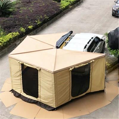 China Straight Bracing Type 4x4 Accessories Area Car Foxwing Tent / Retractable Foxwing Tent Room for sale