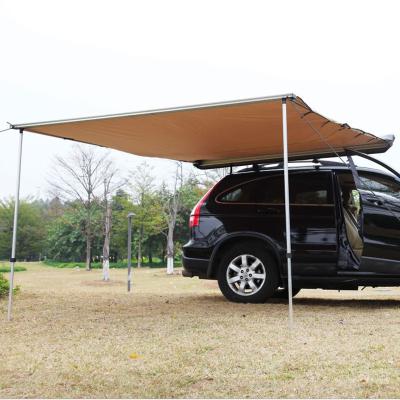 China High Quality OEM SUV Straight Tying Type Customized Retractable Camping Car Roof Top Side Tent For Camping for sale