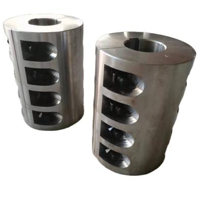 China High Accuracy Shaft Holder Collar Stainless Steel Motor Connector Coupling Clamping Rigid Shaft Coupler for sale