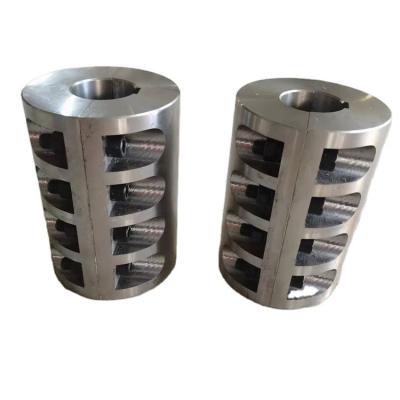 China High Accuracy Shaft Coupling Flange Style Shaft Locked Two Piece Collar With Rigid Keyway Coupling for sale