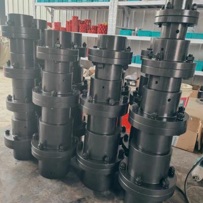 China Manufacturer Professional Customized High Accuracy Rigid Steel Coupling Shaft Connector High Quality Flange Coupling Power Transmission for sale