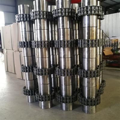 China High Accuracy Roller Chain Coupling Flexible Shafts Coupling Sprocket Chain Coupling For Industry Torque Transmission for sale