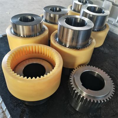 China Factory price 45# bushing high precision speed drum metal shape hub coupling shaft nylon steel high speed connector hot sale for sale